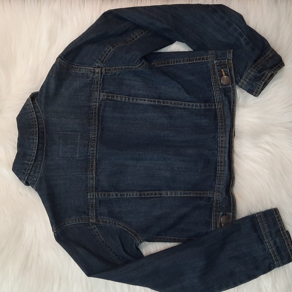 Girls Denim Jean Jacket - Size: Medium 7-8 - Picture 7 of 8